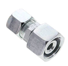 12S & 16S Zink plated Steel Straight Cutting Fitting with Swivel 400 bar NBR O-ring Sealing Cone ISO 8434-1