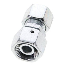 14S & 16S Zink plated Steel Straight Cutting Fitting with Swivel 400 bar NBR O-ring Sealing Cone ISO 8434-1