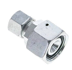 12S & 20S Zink plated Steel Straight Cutting Fitting with Swivel 400 bar NBR O-ring Sealing Cone ISO 8434-1