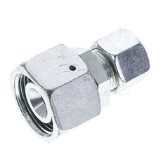 12S & 20S Zink plated Steel Straight Cutting Fitting with Swivel 400 bar NBR O-ring Sealing Cone ISO 8434-1