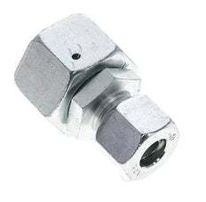 12S & 20S Zink plated Steel Straight Cutting Fitting with Swivel 400 bar NBR O-ring Sealing Cone ISO 8434-1