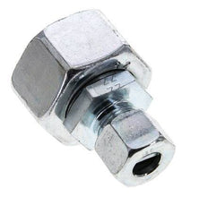 12S & 25S Zink plated Steel Straight Cutting Fitting with Swivel 400 bar NBR O-ring Sealing Cone ISO 8434-1