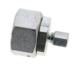 6S & 30S Zink plated Steel Straight Cutting Fitting with Swivel 400 bar NBR O-ring Sealing Cone ISO 8434-1