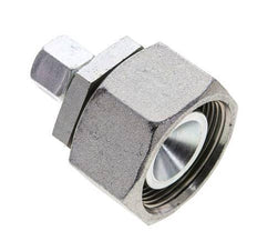8S & 30S Zink plated Steel Straight Cutting Fitting with Swivel 400 bar NBR O-ring Sealing Cone ISO 8434-1