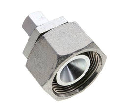 8S & 30S Zink plated Steel Straight Cutting Fitting with Swivel 400 bar NBR O-ring Sealing Cone ISO 8434-1