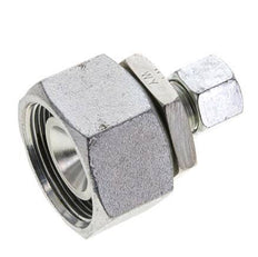 10S & 30S Zink plated Steel Straight Cutting Fitting with Swivel 400 bar NBR O-ring Sealing Cone ISO 8434-1