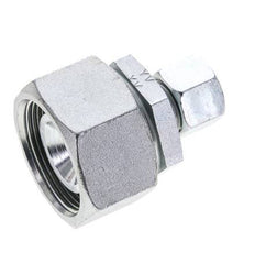 12S & 30S Zink plated Steel Straight Cutting Fitting with Swivel 400 bar NBR O-ring Sealing Cone ISO 8434-1