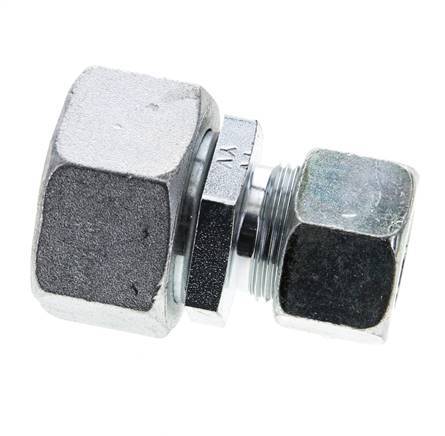 20S & 30S Zink plated Steel Straight Cutting Fitting with Swivel 400 bar NBR O-ring Sealing Cone ISO 8434-1