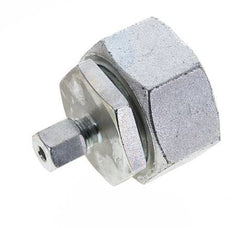 6S & 38S Zink plated Steel Straight Cutting Fitting with Swivel 315 bar NBR O-ring Sealing Cone ISO 8434-1