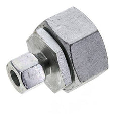 14S & 38S Zink plated Steel Straight Cutting Fitting with Swivel 315 bar NBR O-ring Sealing Cone ISO 8434-1