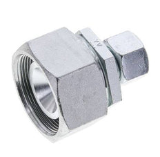 16S & 38S Zink plated Steel Straight Cutting Fitting with Swivel 315 bar NBR O-ring Sealing Cone ISO 8434-1