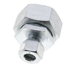 16S & 38S Zink plated Steel Straight Cutting Fitting with Swivel 315 bar NBR O-ring Sealing Cone ISO 8434-1