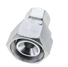 20S & 38S Zink plated Steel Straight Cutting Fitting with Swivel 315 bar NBR O-ring Sealing Cone ISO 8434-1