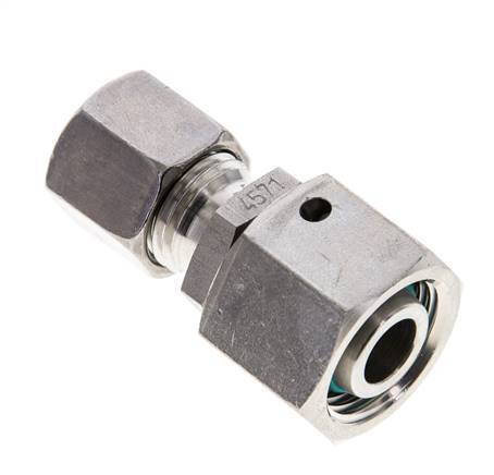 8L & 12L Stainless Steel Straight Cutting Fitting with Swivel 315 bar FKM O-ring Sealing Cone ISO 8434-1