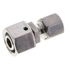 8L & 12L Stainless Steel Straight Cutting Fitting with Swivel 315 bar FKM O-ring Sealing Cone ISO 8434-1