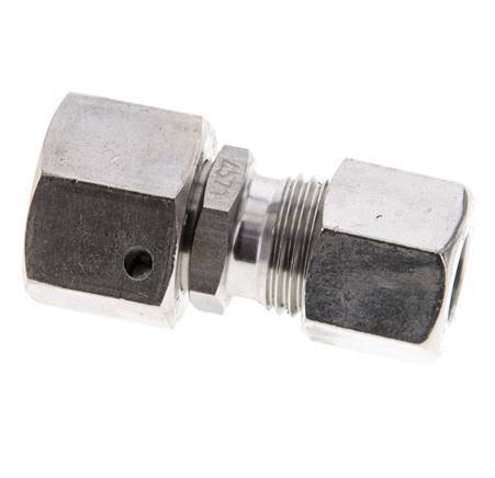 10L & 12L Stainless Steel Straight Cutting Fitting with Swivel 315 bar FKM O-ring Sealing Cone ISO 8434-1