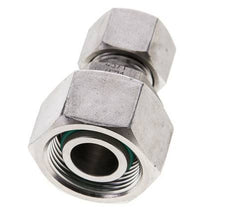 12L & 18L Stainless Steel Straight Cutting Fitting with Swivel 315 bar FKM O-ring Sealing Cone ISO 8434-1