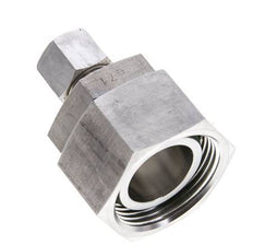 10L & 28L Stainless Steel Straight Cutting Fitting with Swivel 160 bar FKM O-ring Sealing Cone ISO 8434-1