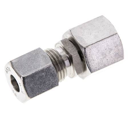 8S & 10S Stainless Steel Straight Cutting Fitting with Swivel 630 bar FKM O-ring Sealing Cone ISO 8434-1