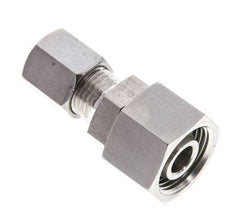 6S & 12S Stainless Steel Straight Cutting Fitting with Swivel 630 bar FKM O-ring Sealing Cone ISO 8434-1
