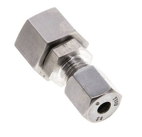 6S & 12S Stainless Steel Straight Cutting Fitting with Swivel 630 bar FKM O-ring Sealing Cone ISO 8434-1
