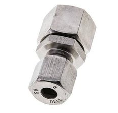 8S & 12S Stainless Steel Straight Cutting Fitting with Swivel 630 bar FKM O-ring Sealing Cone ISO 8434-1