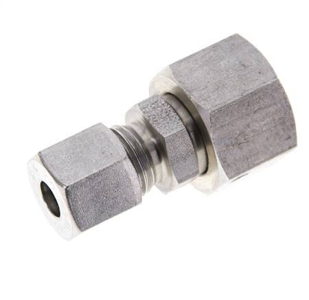 8S & 14S Stainless Steel Straight Cutting Fitting with Swivel 630 bar FKM O-ring Sealing Cone ISO 8434-1