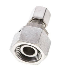 6S & 16S Stainless Steel Straight Cutting Fitting with Swivel 400 bar FKM O-ring Sealing Cone ISO 8434-1