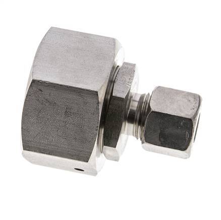 10S & 25S Stainless Steel Straight Cutting Fitting with Swivel 400 bar FKM O-ring Sealing Cone ISO 8434-1