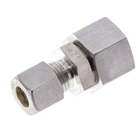 10L & 15L Stainless Steel Straight Compression Fitting with Swivel 315 bar FKM O-ring Sealing Cone ISO 8434-1