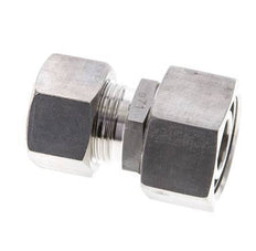 15L & 18L Stainless Steel Straight Compression Fitting with Swivel 315 bar FKM O-ring Sealing Cone ISO 8434-1