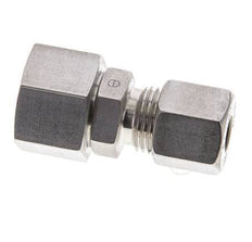 8S & 12S Stainless Steel Straight Compression Fitting with Swivel 400 bar FKM O-ring Sealing Cone ISO 8434-1