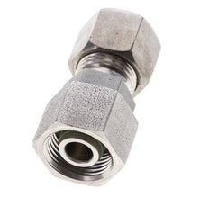 10S & 12S Stainless Steel Straight Compression Fitting with Swivel 400 bar FKM O-ring Sealing Cone ISO 8434-1