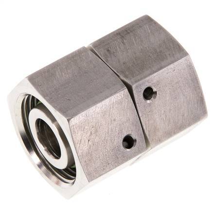 20S Stainless Steel Straight with Swivel 400 bar FKM O-ring Sealing Cone ISO 8434-1