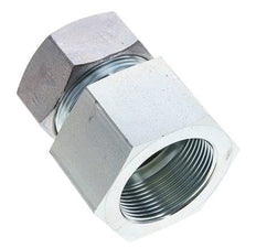 35L & M42x2 Zink plated Steel Straight Cutting Fitting with Female Threads 160 bar ISO 8434-1