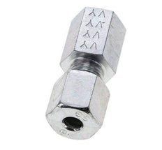 6S & M12x1.5 Zink plated Steel Straight Cutting Fitting with Female Threads 630 bar ISO 8434-1