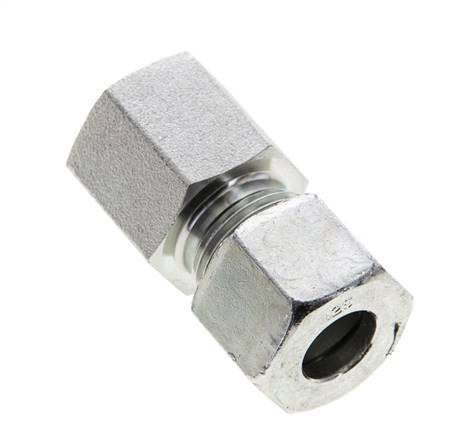 12S & M18x1.5 Zink plated Steel Straight Cutting Fitting with Female Threads 630 bar ISO 8434-1