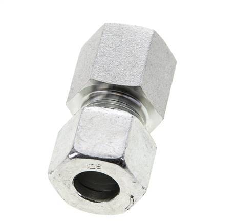 12S & M18x1.5 Zink plated Steel Straight Cutting Fitting with Female Threads 630 bar ISO 8434-1