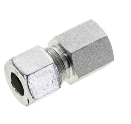 12S & M18x1.5 Zink plated Steel Straight Cutting Fitting with Female Threads 630 bar ISO 8434-1