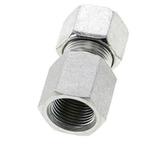 12S & M18x1.5 Zink plated Steel Straight Cutting Fitting with Female Threads 630 bar ISO 8434-1