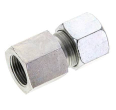 14S & M20x1.5 Zink plated Steel Straight Cutting Fitting with Female Threads 630 bar ISO 8434-1