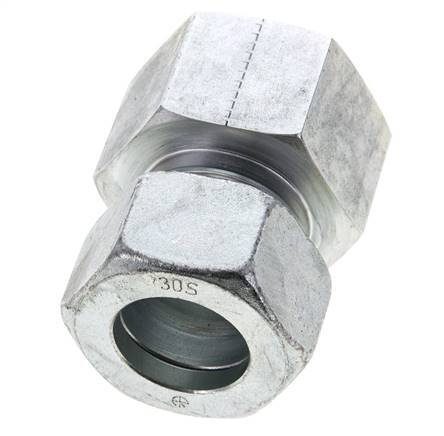 30S & M42x2 Zink plated Steel Straight Cutting Fitting with Female Threads 400 bar ISO 8434-1