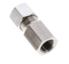 10L & M14x1.5 Stainless Steel Straight Cutting Fitting with Female Threads 315 bar ISO 8434-1