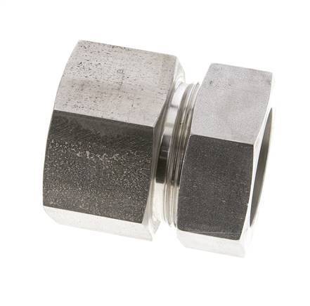 42L & M48x2 Stainless Steel Straight Cutting Fitting with Female Threads 160 bar ISO 8434-1