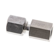 6S & M12x1.5 Stainless Steel Straight Cutting Fitting with Female Threads 630 bar ISO 8434-1