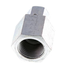 6S y G1/2'' Rótula recta de acero galvanizado con rosca hembra para manómetros 630 bar Cono de estanqueidad NBR ISO 8434-1