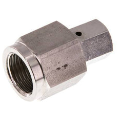 6S y G1/2'' Rótula recta de acero inoxidable con rosca hembra para manómetros 630 bar Cono de estanqueidad FKM ISO 8434-1