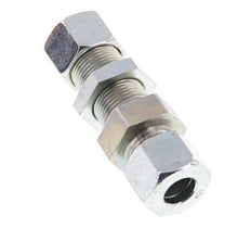 12S Acero Zincado Racor Recto Pasamuros 630 bar ISO 8434-1