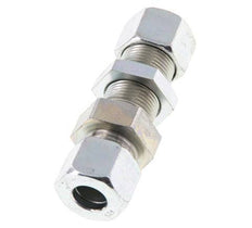 12S Acero Zincado Racor Recto Pasamuros 630 bar ISO 8434-1