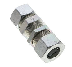 30S Zink plated Steel Straight Cutting Fitting Bulkhead 400 bar ISO 8434-1